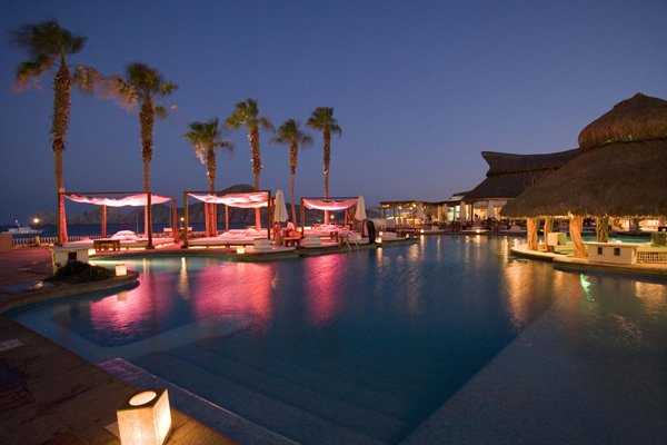 Resort Cabana Night