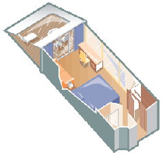 Club Deluxe Veranda Stateroom 