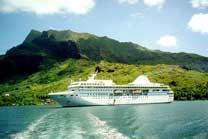 Ship at anchor